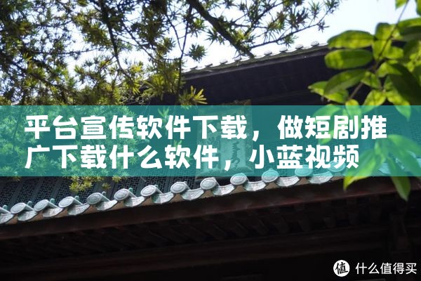 平台宣传软件下载|小蓝视频