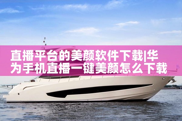 直播平台的美颜软件下载|MR好色